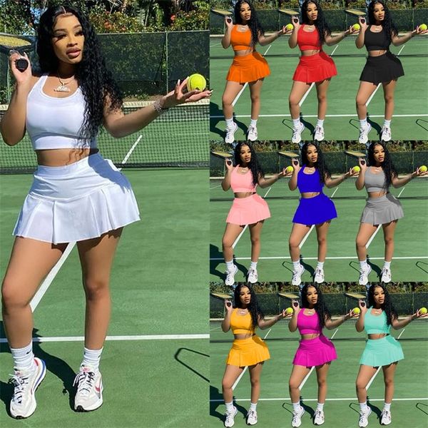 summer 2 pieces sport short sets women tennis tracksuit tank crop and mini shorts matching sets girl outfits clothes 220627, Gray
summer 2 pieces sport short sets women tennis tracksuit tank crop and mini shorts matching sets girl outfits clothes 220627, Gray