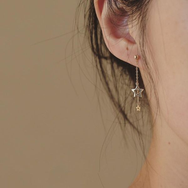 stud goldtutu 2022 arrival 9k solid gold two way dangle drop tassel star dainty earring jewelry minimal trending wedding b, Golden;silver
stud goldtutu 2022 arrival 9k solid gold two way dangle drop tassel star dainty earring jewelry minimal trending wedding b, Golden;silver