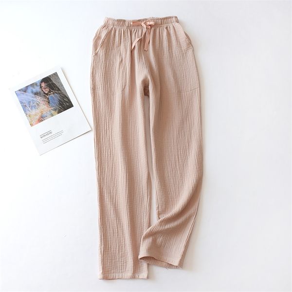 new solid color couple sleep pants crepe cloth loose homewear spring summer autumn comfortable and breathable pantalon pyjama t200429, Black;red
new solid color couple sleep pants crepe cloth loose homewear spring summer autumn comfortable and breathable pantalon pyjama t200429, Black;red