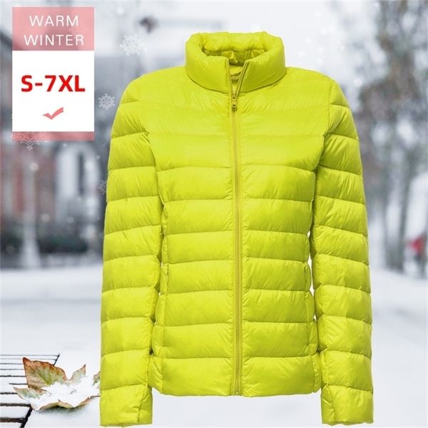 7xl autumn winter women slim thin short down coat female ultra light warm stand collar down jacket big size feather outwear 201208, Black
7xl autumn winter women slim thin short down coat female ultra light warm stand collar down jacket big size feather outwear 201208, Black