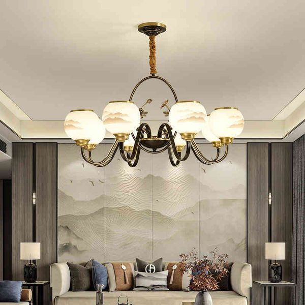 pendant lamps chinese style chandelier all copper living room lamp modern simple atmosphere villa restaurant bedroom zen chandelier
pendant lamps chinese style chandelier all copper living room lamp modern simple atmosphere villa restaurant bedroom zen chandelier