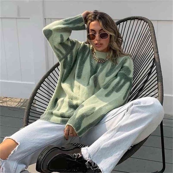 tie dyed knitted oversized sweater pullovers women chic green casual winter jumper female clothes 210427, White;black
tie dyed knitted oversized sweater pullovers women chic green casual winter jumper female clothes 210427, White;black