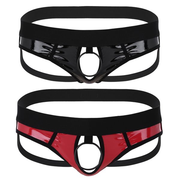 male mens lingerie faux leather open back and hollow out jockstrap low rise bikini g string underwear with metal o ring 220719, Black;brown
male mens lingerie faux leather open back and hollow out jockstrap low rise bikini g string underwear with metal o ring 220719, Black;brown