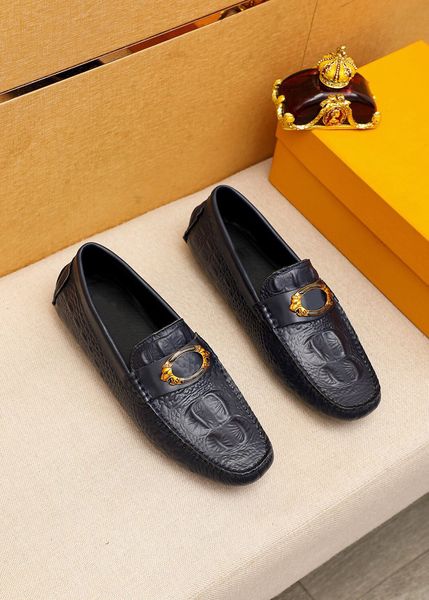2022 mens designer fashion dress shoes men party genuine leather flats male brand classic casual walking loafers size 38-45, Black
2022 mens designer fashion dress shoes men party genuine leather flats male brand classic casual walking loafers size 38-45, Black