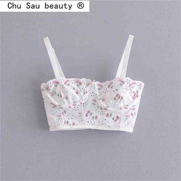 summer fashion cherry embroidery hollow chest wrapped camisole tube with crop vest for woman 210401, White
summer fashion cherry embroidery hollow chest wrapped camisole tube with crop vest for woman 210401, White