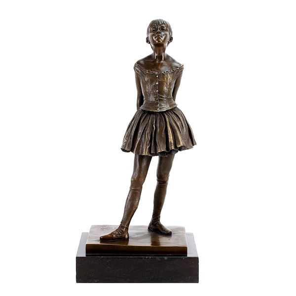 bronze little dancer aged fourteen by edgar degas statue reproduction famous ballerina sculpture art girl room decor, Silver
bronze little dancer aged fourteen by edgar degas statue reproduction famous ballerina sculpture art girl room decor, Silver