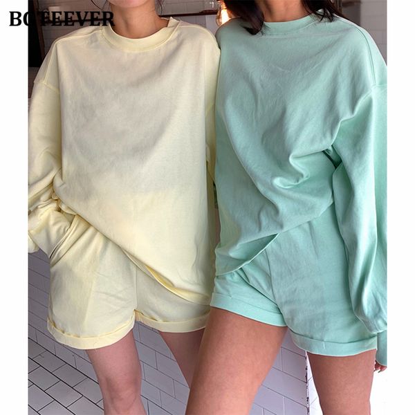 casual solid women sets 2021 summer autumn loose female tracksuits o-neck & shorts chic women suits, White
casual solid women sets 2021 summer autumn loose female tracksuits o-neck & shorts chic women suits, White