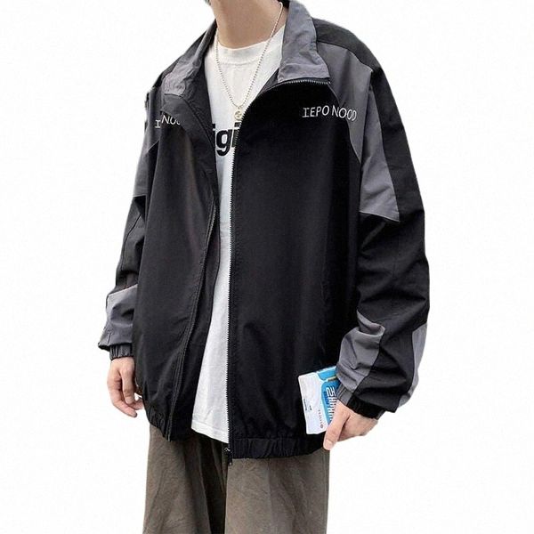 men's jackets japan sports jacket for men autumn korean trend color contrast coats casual handsome student loose lovers versatile g30p#, Black;brown
men's jackets japan sports jacket for men autumn korean trend color contrast coats casual handsome student loose lovers versatile g30p#, Black;brown
