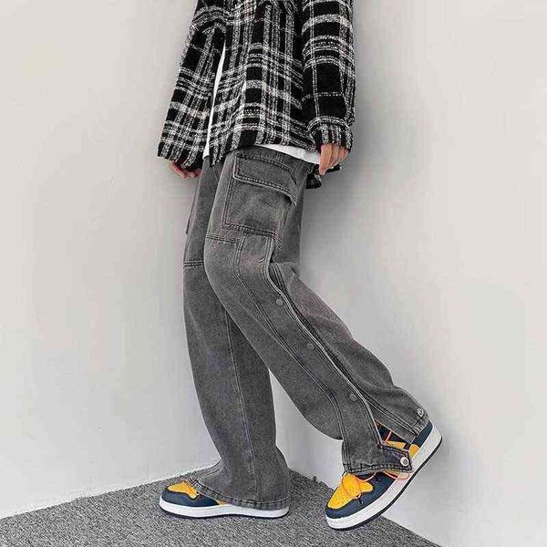 blue/black pocket jeans men fashion casual baggy straight jeans men streetwear loose hip hop cargo denim pants mens trousers t220726
blue/black pocket jeans men fashion casual baggy straight jeans men streetwear loose hip hop cargo denim pants mens trousers t220726