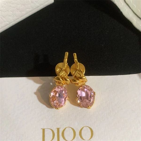 ornament charm earring pink diamond earrings rose petals simple personalized temperament earrings accessories, Golden
ornament charm earring pink diamond earrings rose petals simple personalized temperament earrings accessories, Golden