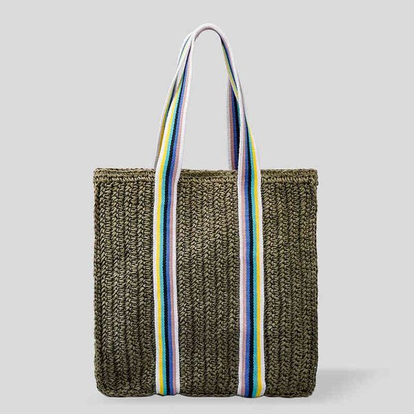 casual stiped strap straw bag paper woven women shoulder bags rattan handbags summer beach large tote big shopper purses 2022 g220524
casual stiped strap straw bag paper woven women shoulder bags rattan handbags summer beach large tote big shopper purses 2022 g220524
