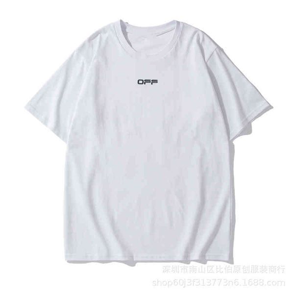 new fashion off black white warning line printed lovers' ow short sleeve t-shirt for men and womenl6lc, White;black
new fashion off black white warning line printed lovers' ow short sleeve t-shirt for men and womenl6lc, White;black
