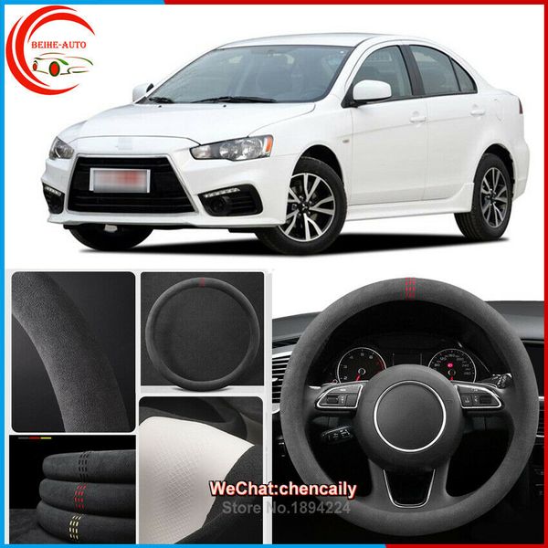 for mitsubishi lancer black suede alcantara car steering wheel cover all seasons
for mitsubishi lancer black suede alcantara car steering wheel cover all seasons