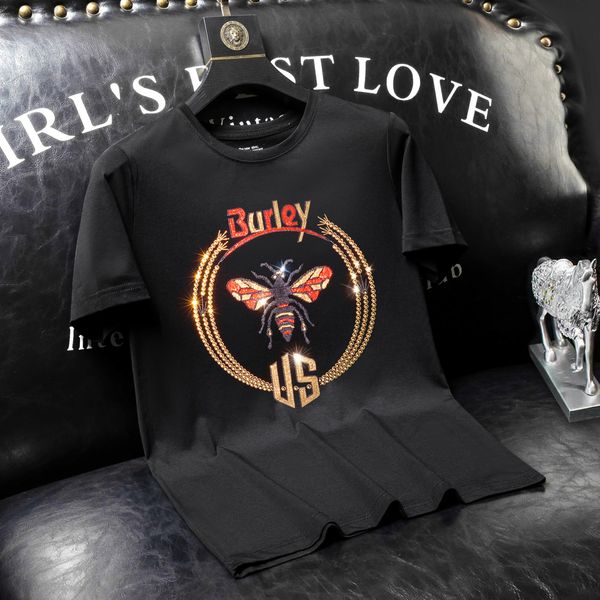 men's t-shirts designer fashion brand short sleeve men 2022 summer handsome bee laser drill large mercerized cotton half t-shirt 2414, White;black
men's t-shirts designer fashion brand short sleeve men 2022 summer handsome bee laser drill large mercerized cotton half t-shirt 2414, White;black