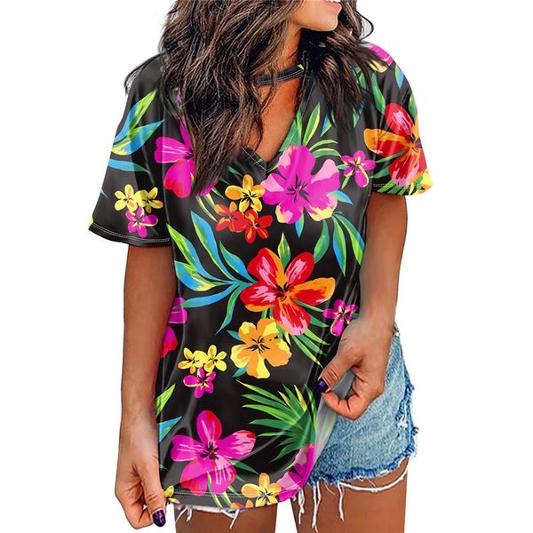 noisydesigns fashion women 4xl t-shirts hawaiian tropical floral print female shorts and tees beach ladies camiseta femme 220628, White
noisydesigns fashion women 4xl t-shirts hawaiian tropical floral print female shorts and tees beach ladies camiseta femme 220628, White