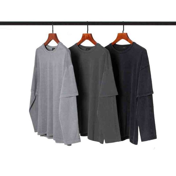 men's t-shirts autumn fake two solid color bottoms washed and made old high street ins hip hop long sleeve t-shirt men yeqp, White;black
men's t-shirts autumn fake two solid color bottoms washed and made old high street ins hip hop long sleeve t-shirt men yeqp, White;black