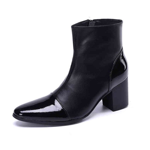 boots autumn and winter knight british men's boots martin leather fashion medium tube leather men's cowboy short, Black
boots autumn and winter knight british men's boots martin leather fashion medium tube leather men's cowboy short, Black