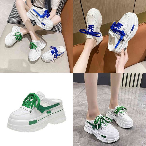 new women sneakers slippers breathable mesh casual mules shoes female fashion sneaker lace up leisure women vulcanize slides y220523, Black
new women sneakers slippers breathable mesh casual mules shoes female fashion sneaker lace up leisure women vulcanize slides y220523, Black