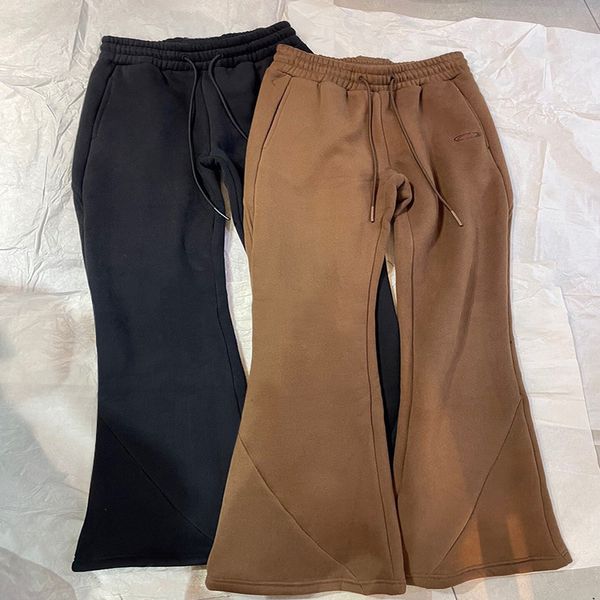women's pants capris large leg plush trumpet sweatpants loose and slim good figure bodyguard casual women, Black;white
women's pants capris large leg plush trumpet sweatpants loose and slim good figure bodyguard casual women, Black;white