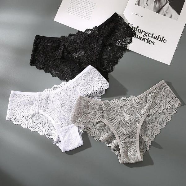 3pcs set womens lace panties pure color transparent briefs embroidery female low-waist hollow out underwear, Black;pink
3pcs set womens lace panties pure color transparent briefs embroidery female low-waist hollow out underwear, Black;pink
