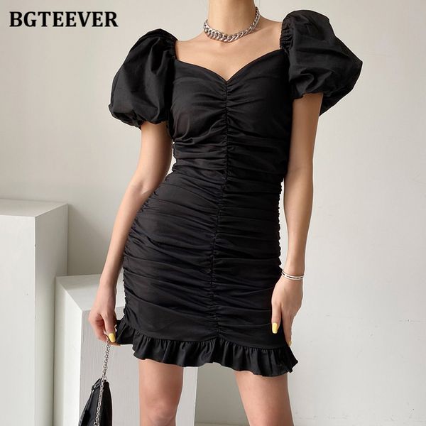 fashion women puff short sleeve female skinny bodycon dress summer elegant slim waist women sheath dress vestidos 2021, Black;gray
fashion women puff short sleeve female skinny bodycon dress summer elegant slim waist women sheath dress vestidos 2021, Black;gray
