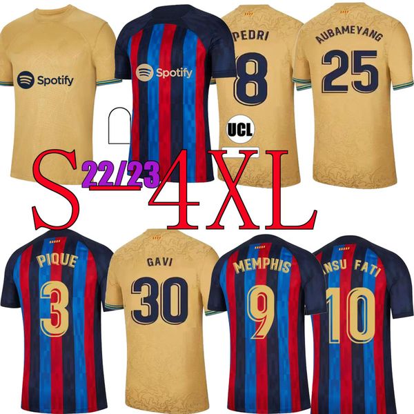 men size 3xl 4xl camisetas de football memphis kessie pedri soccer jersey adama ferran 22 23 barcelona ansu fati 2022 2023 lewandowski dest, Black;yellow
men size 3xl 4xl camisetas de football memphis kessie pedri soccer jersey adama ferran 22 23 barcelona ansu fati 2022 2023 lewandowski dest, Black;yellow