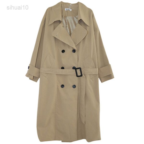 office lady trench coat for women windbreaker spring autumn long jacket windbreaker winter clothing female france jacket l220725, Tan;black
office lady trench coat for women windbreaker spring autumn long jacket windbreaker winter clothing female france jacket l220725, Tan;black