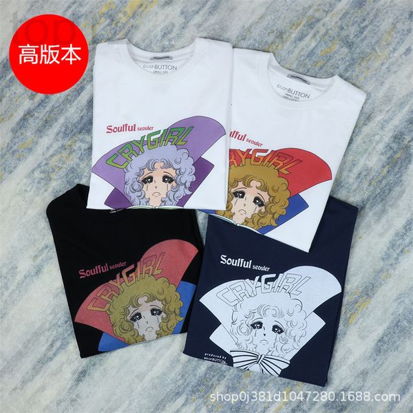 women's t-shirt designer pushbutton 2022 early spring new crying beautiful girl doll head short sleeve printed loose t-shirt ins i0x4, White
women's t-shirt designer pushbutton 2022 early spring new crying beautiful girl doll head short sleeve printed loose t-shirt ins i0x4, White