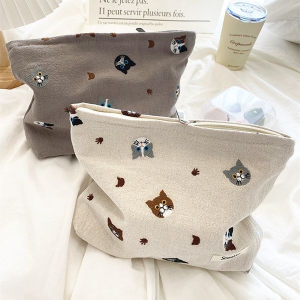 cute cat makeup bag japan style cosmetic organizer for women make up pouch cotton fabric travel cosmetic bag zipper beauty case 220506
cute cat makeup bag japan style cosmetic organizer for women make up pouch cotton fabric travel cosmetic bag zipper beauty case 220506