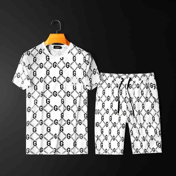 summer men's short sleeved shorts sportswear fashion young man print two piece set, Gray
summer men's short sleeved shorts sportswear fashion young man print two piece set, Gray