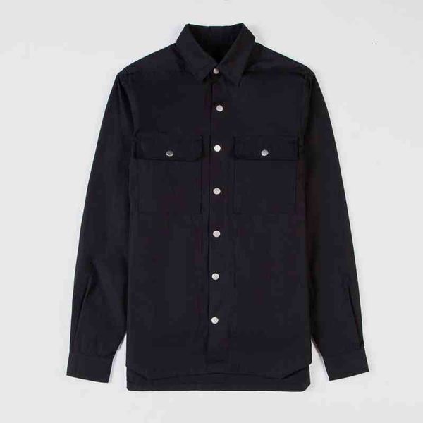 men's casual shirts high street black shirt no pattern solid color casual four seasons can wear simple style, White;black
men's casual shirts high street black shirt no pattern solid color casual four seasons can wear simple style, White;black