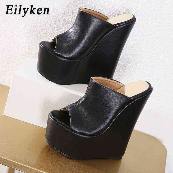 slippers eilyken 2022 new platform wedge peep toe black summer shoes woman super high sandal 35-42 mules 220329
slippers eilyken 2022 new platform wedge peep toe black summer shoes woman super high sandal 35-42 mules 220329