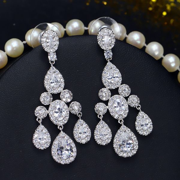 sparkling charm tassel water drop diamond earring designer for woman party white aaa cubic zirconia copper bride wedding engagement luxury w, Golden
sparkling charm tassel water drop diamond earring designer for woman party white aaa cubic zirconia copper bride wedding engagement luxury w, Golden