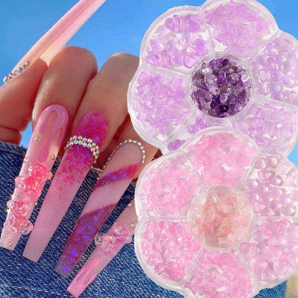 3d crystal stones love bow bear nail decorations color changing mixed jelly peach heart jewelry gem diy nails design accessories y220408, Black
3d crystal stones love bow bear nail decorations color changing mixed jelly peach heart jewelry gem diy nails design accessories y220408, Black