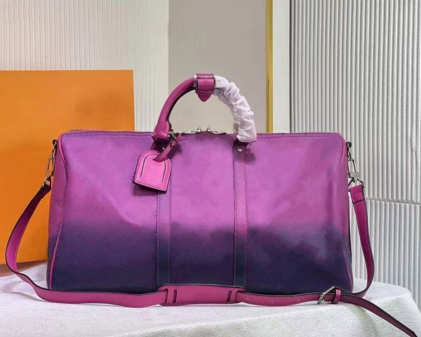 designer travel bag 50cm leather luxury large capacity outdoor sports bag men's and women's handbag phosphor
designer travel bag 50cm leather luxury large capacity outdoor sports bag men's and women's handbag phosphor