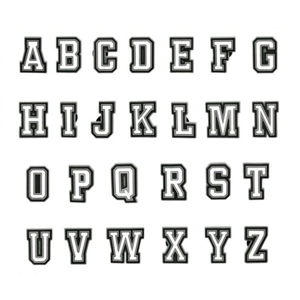 26pcs black white letter croc shoe charms pvc soft rubber shoecharms buckle diy shoes decoratin accessories button kids gift, White;pink
26pcs black white letter croc shoe charms pvc soft rubber shoecharms buckle diy shoes decoratin accessories button kids gift, White;pink