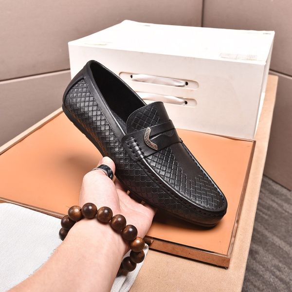 2022 men's genuine leather wedding dress shoes brand designer party formal office slip on flats casual loafers size 38-44, Black
2022 men's genuine leather wedding dress shoes brand designer party formal office slip on flats casual loafers size 38-44, Black