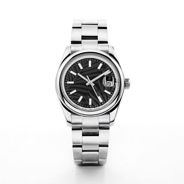8750 japan mechanical digital men's waterproof watch automatic mechanical 36mm imitation engraved dial stainless steel case gentleman p, Slivery;brown
8750 japan mechanical digital men's waterproof watch automatic mechanical 36mm imitation engraved dial stainless steel case gentleman p, Slivery;brown