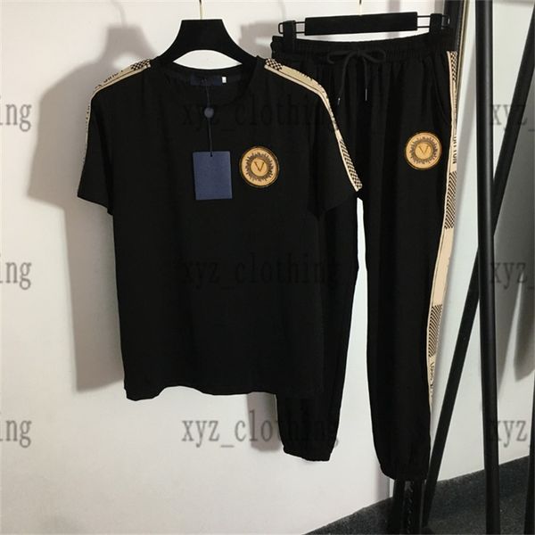 2022fw summer sports pants sets cotton t shirts short-sleeved t-shirt with logo embroidery on the chest elastic waist casual trousers with w, White
2022fw summer sports pants sets cotton t shirts short-sleeved t-shirt with logo embroidery on the chest elastic waist casual trousers with w, White