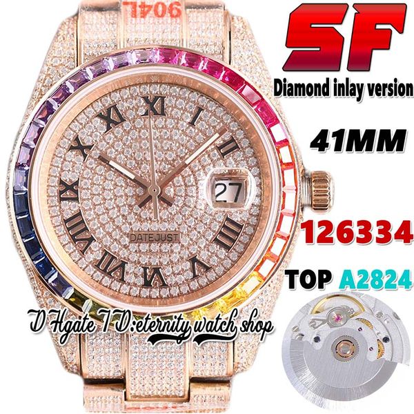 sf latest tw126333 a2824 automatic mens watch bl126331 ew126301 square diamond bezel roman dial 904l steel iced out diamonds rose gold brace, Slivery;brown
sf latest tw126333 a2824 automatic mens watch bl126331 ew126301 square diamond bezel roman dial 904l steel iced out diamonds rose gold brace, Slivery;brown