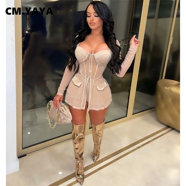cmyaya mesh see though patchwork women 2pcs set zipper sweetheart blazer shorts set sweatsuit tracksuit two piece set outfits 220527, White
cmyaya mesh see though patchwork women 2pcs set zipper sweetheart blazer shorts set sweatsuit tracksuit two piece set outfits 220527, White