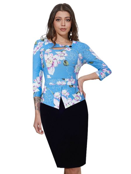 two tone asymmetrical neck peplum waist fitted dress q3ja#, Black;gray
two tone asymmetrical neck peplum waist fitted dress q3ja#, Black;gray