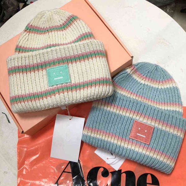 winter hats for women wool mixed knit wool smiling face pair cap lady thread knitted beanie chapeau femme 2021 j220722, Blue;gray
winter hats for women wool mixed knit wool smiling face pair cap lady thread knitted beanie chapeau femme 2021 j220722, Blue;gray