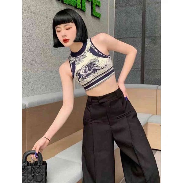 women's tanks & camis d family's tiger pattern back zipper vest is fashionable, slim and round neck knitted 75pc, White
women's tanks & camis d family's tiger pattern back zipper vest is fashionable, slim and round neck knitted 75pc, White