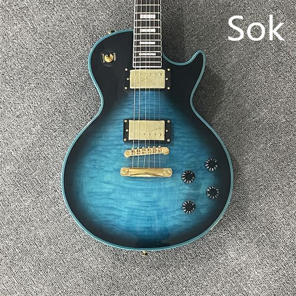 in stock lp custom electric guitar cloud maple veneer transparent blue gold accessories guitarra guitars
in stock lp custom electric guitar cloud maple veneer transparent blue gold accessories guitarra guitars