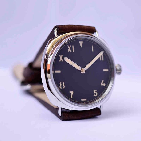 mechanical military watch blank dial customizable hand wind super luminous retro men 316l steel 100m waterproof, Slivery;brown
mechanical military watch blank dial customizable hand wind super luminous retro men 316l steel 100m waterproof, Slivery;brown
