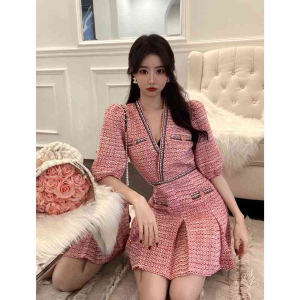 casual dresses mj early spring french cross v-neck solid color ribbon tweed bubble sleeve dress short skirt women, Black;gray
casual dresses mj early spring french cross v-neck solid color ribbon tweed bubble sleeve dress short skirt women, Black;gray
