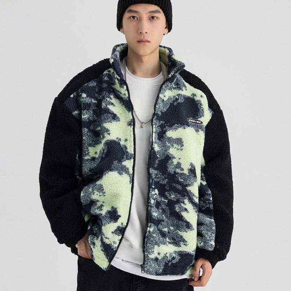 men's down parkas hip hop tie dye jackets coat men warm high street zipper letters embroidery stand-up collar outwear gradient furry wi, Black
men's down parkas hip hop tie dye jackets coat men warm high street zipper letters embroidery stand-up collar outwear gradient furry wi, Black