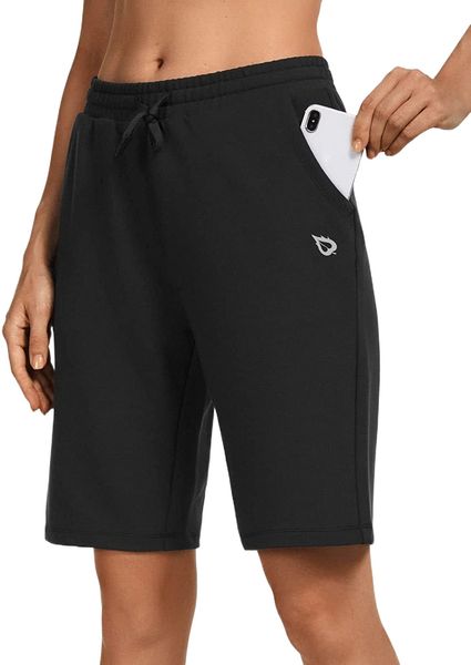 women's bermuda cotton long shorts with pockets knee length athletic jersey walking lounge shorts 2.0 r2gj#, White;black
women's bermuda cotton long shorts with pockets knee length athletic jersey walking lounge shorts 2.0 r2gj#, White;black