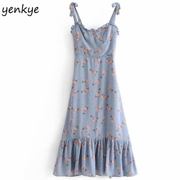 summer dress women prairie chic floral print dress lady sleeveless ruffle aline sling long dress y200102, White;black
summer dress women prairie chic floral print dress lady sleeveless ruffle aline sling long dress y200102, White;black